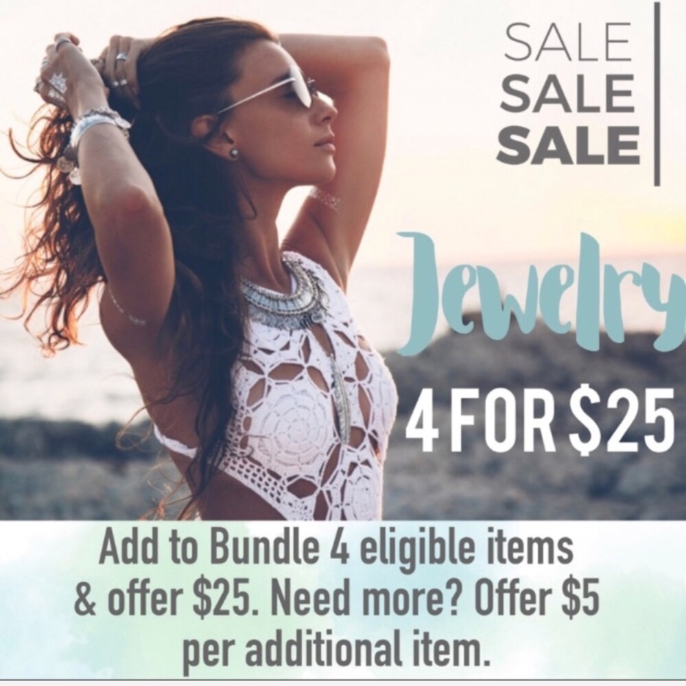 4 for $25⚡️sequin coin multilayer wave necklace - Picture 4 of 6